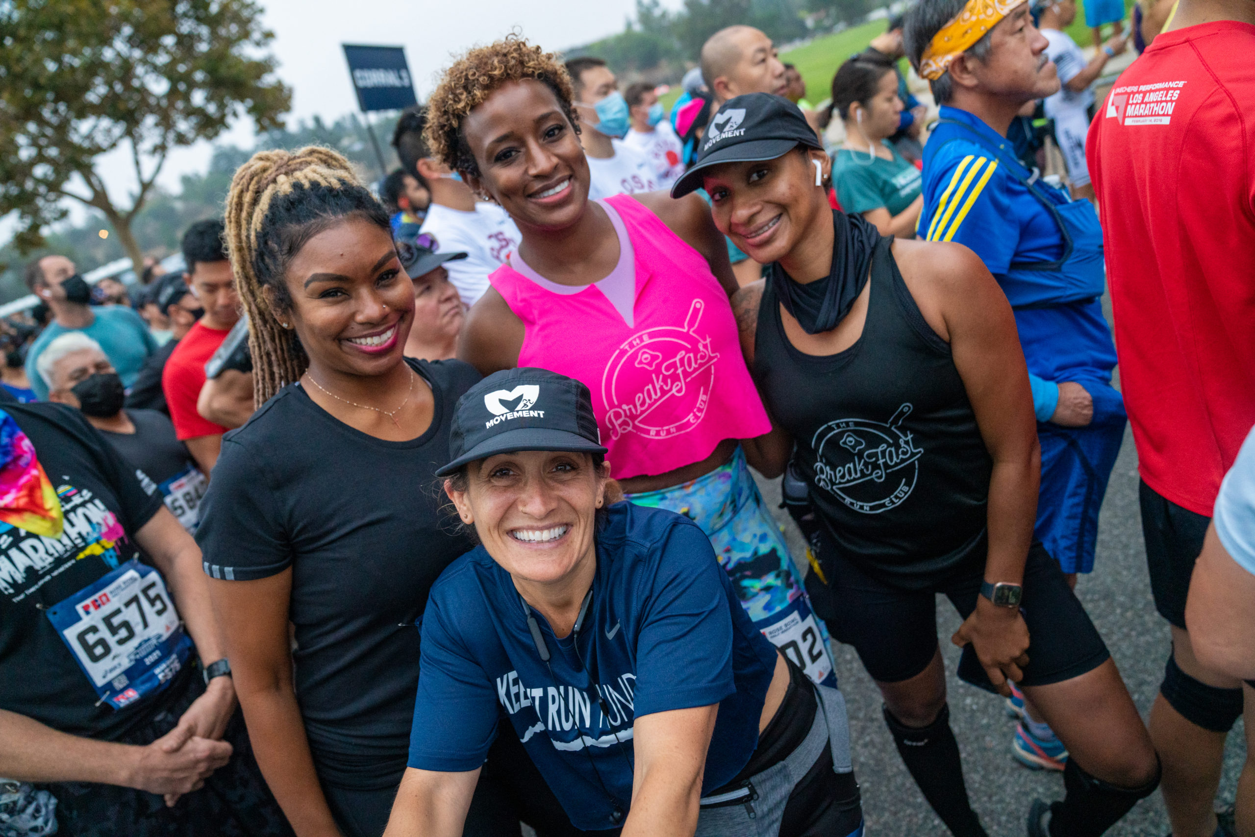 Finish on the Field at the 2022 Rose Bowl Half Marathon & 5k Running USA