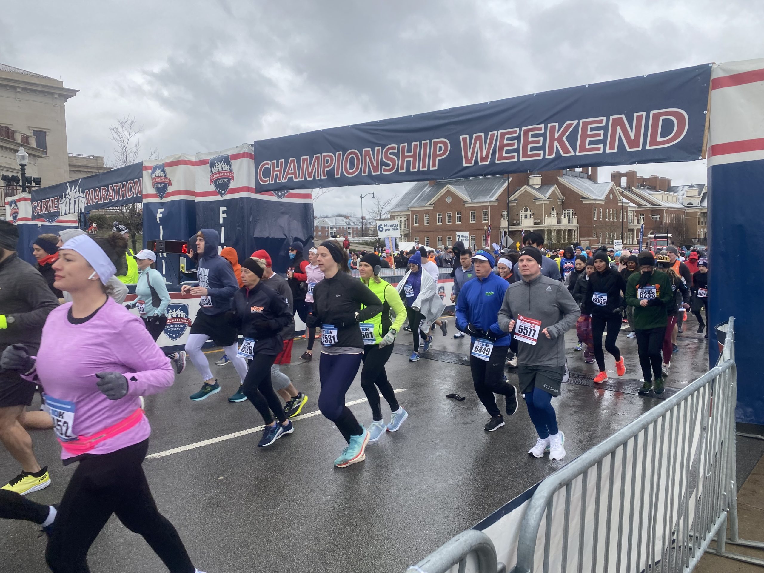 Carmel Marathon Weekend Finishers Post New Records Despite Cold and