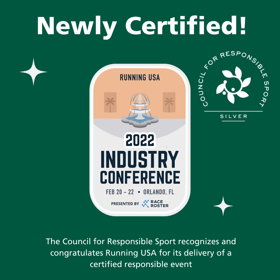 Running USA Sets Example by Achieving Responsible Sport Certification