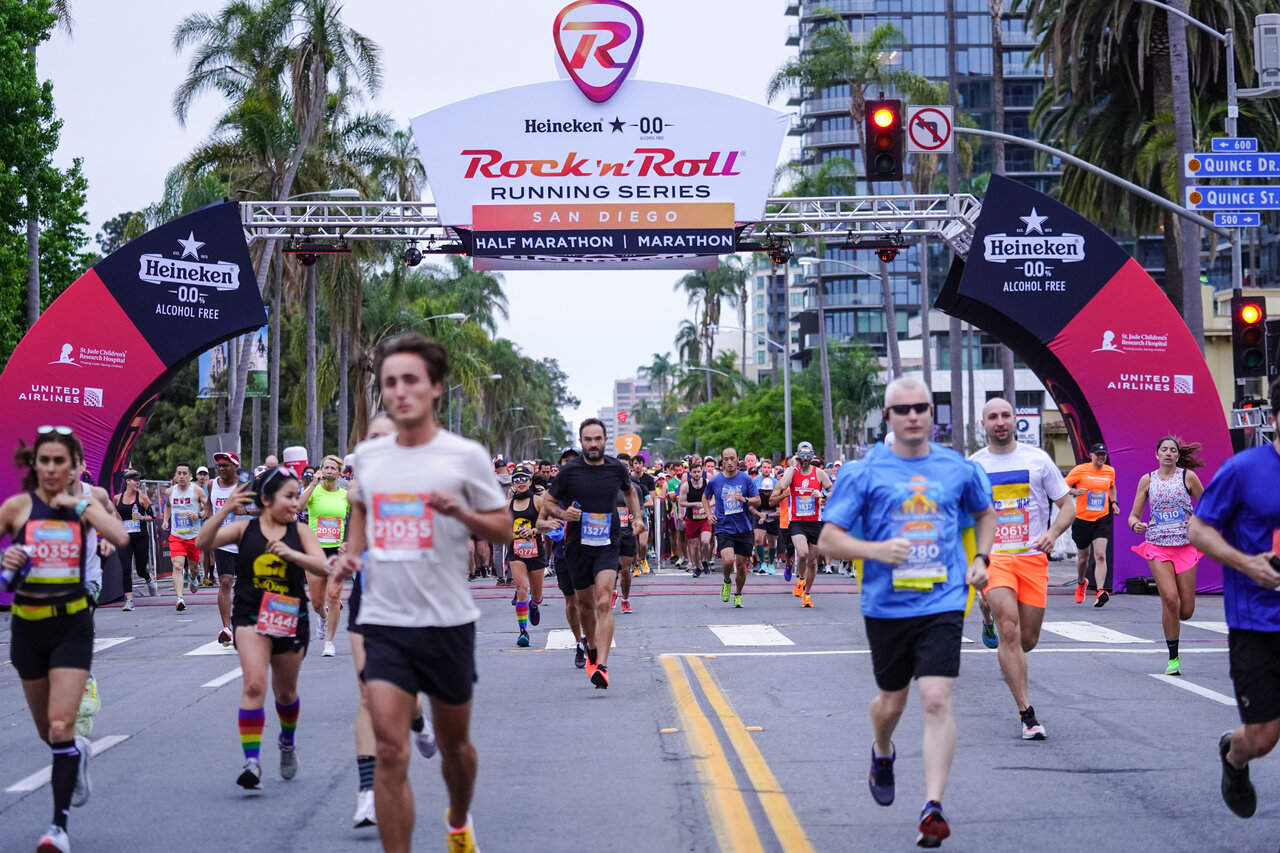 Heineken 0.0 Rock 'n Roll Running Series San Diego Back 22,000