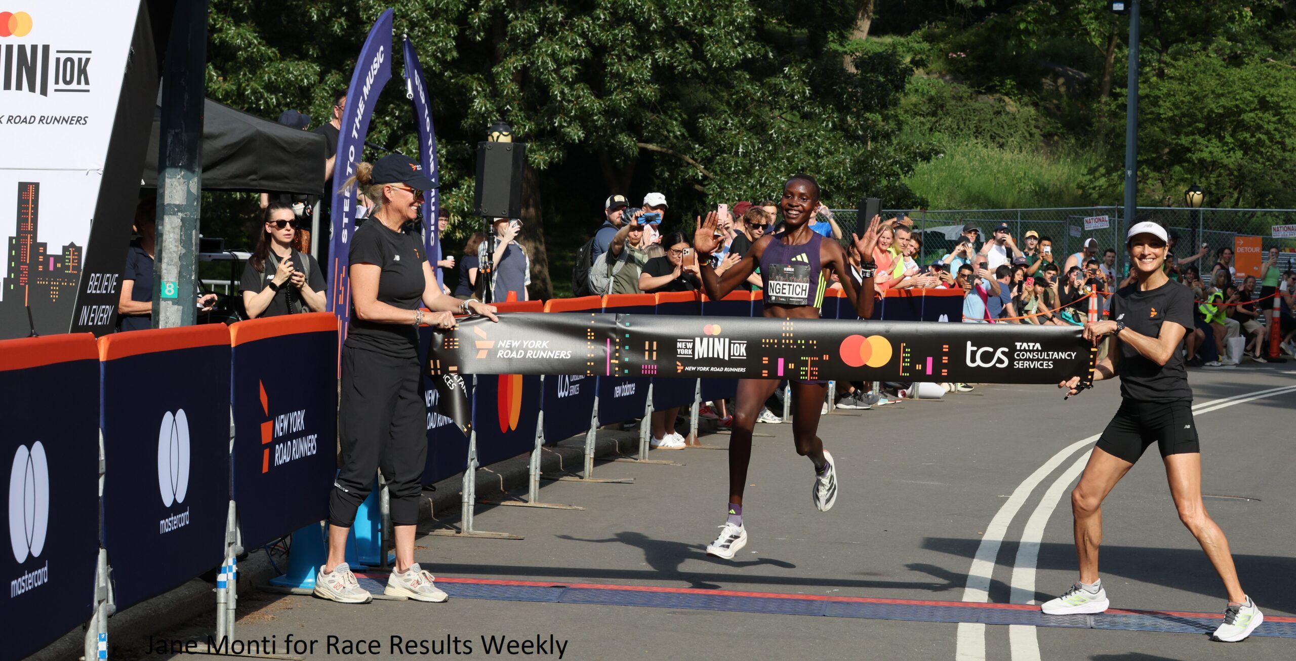 Dominating Win & Course Record for Ngetich at Mastercard New York Mini 10K - Running USA