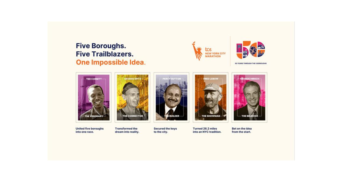 New York Road Runners to Honor Five Founders of Iconic 5-Boro New York City Marathon