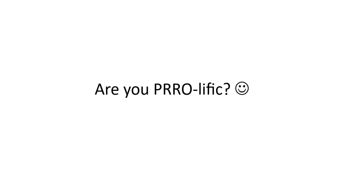 PRRO Launches PRRO-lific Finisher Program