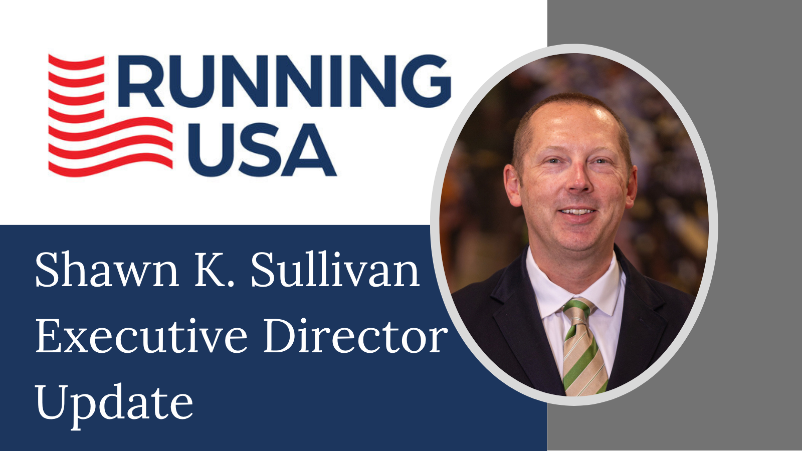 September Running USA Update from Shawn K. Sullivan, Executive Director